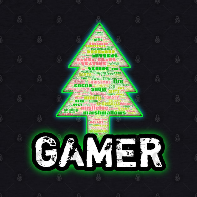 Gamer Christmas Tree by MaystarUniverse